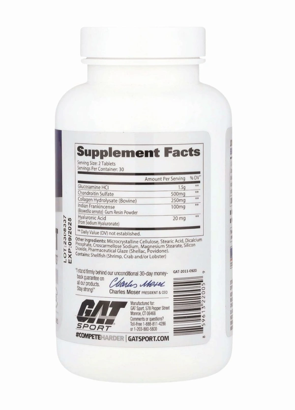 GAT SPORTS
Joint Support, Essentials - 60 Tablets