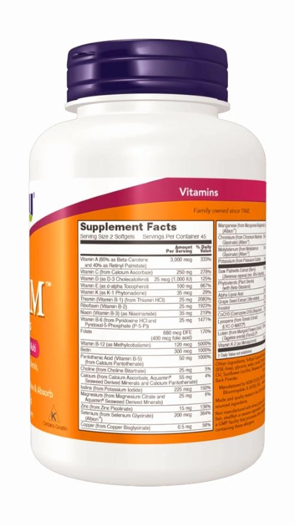 Adam™ Men's Multiple Vitamin  - 90 Softgels