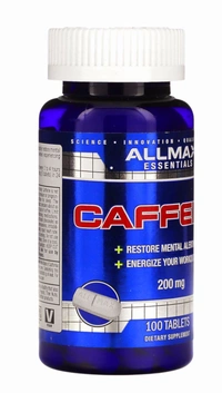 ALLMAX
Essentials, Caffeine, 200 mg,  - 100 Tablets