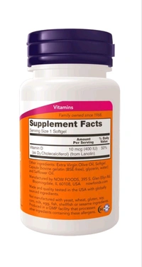 Vitamin D-3 400 IU  - 180