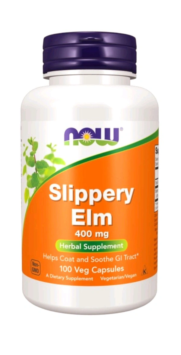 Slippery Elm 400 mg  - 100 Veg Capsules