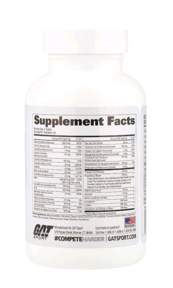
GAT Sport Mens Multi + Test-  - 60 Tablets