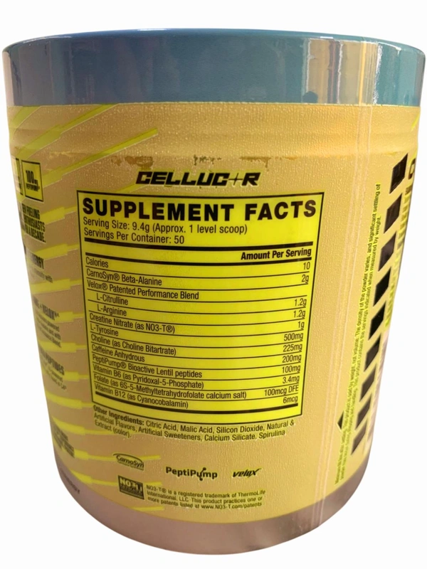 Cellucor C4 Original Pre-Workout *New
Formula* 50 Serv - International - 470g (16.6oz), ICY BLUE RASPBERRY