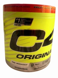 Cellucor C4 Original Pre-Workout *New
Formula* 50 Serv - International - 475g (16.8oz), FRUIT PUNCH