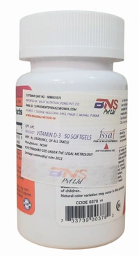 Now Vitamin D-3 50,000 IU  - 50 Softgels
