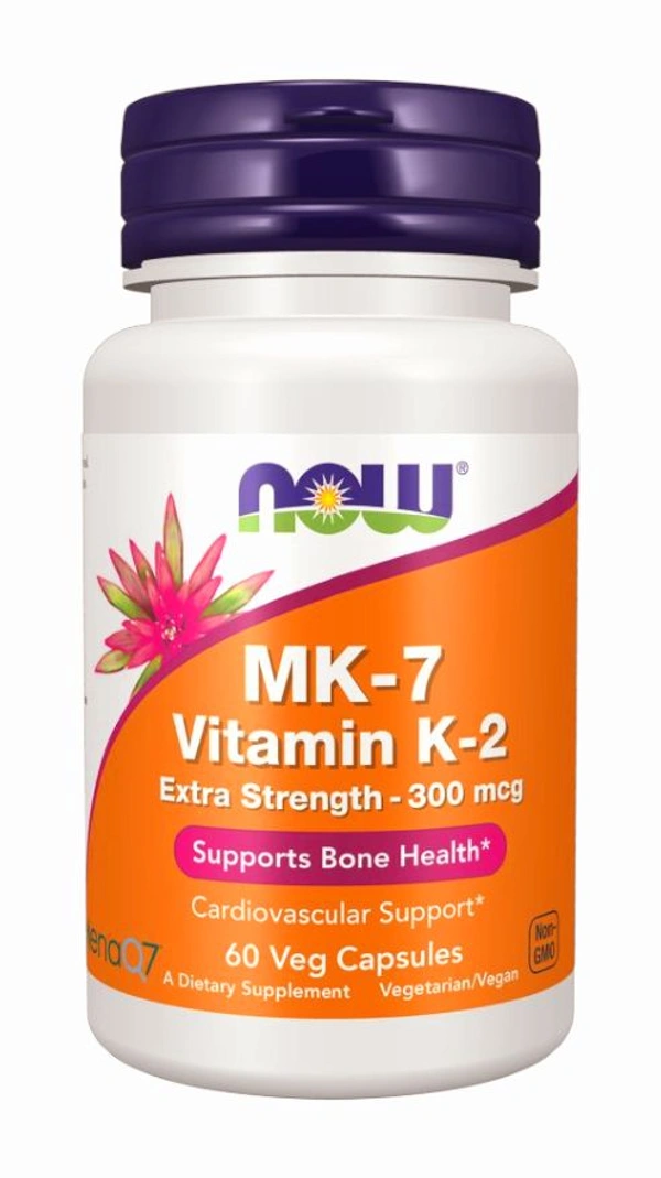 MK-7 Vitamin K-2, Extra Strength 300 mcg  - 60 Veg Capsules