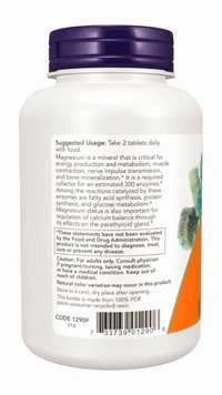 Now Magnesium Citrate 200 Mg - 250 Tablets