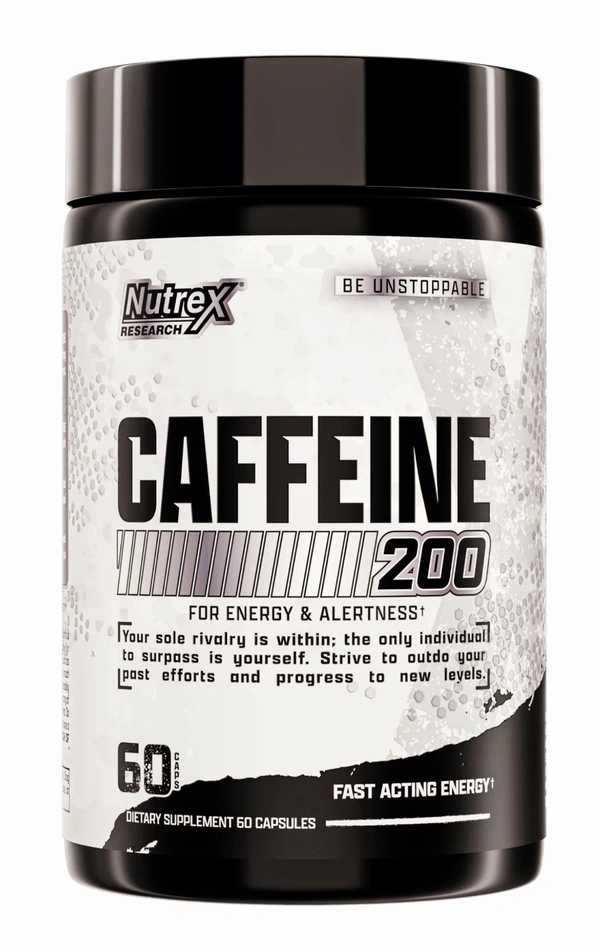 Nutrex Research Caffeine 200mg, - 60 Capsules