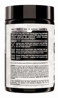 Nutrex Research Caffeine 200mg, - 60 Capsules