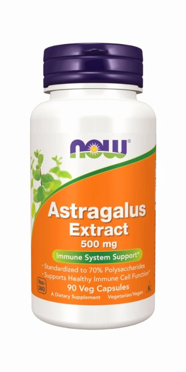 Now Astragalus Extract 500mg  - 90 Veg Capsules