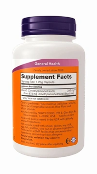 Now DMAE 250 mg  - 100 Veg Capsules