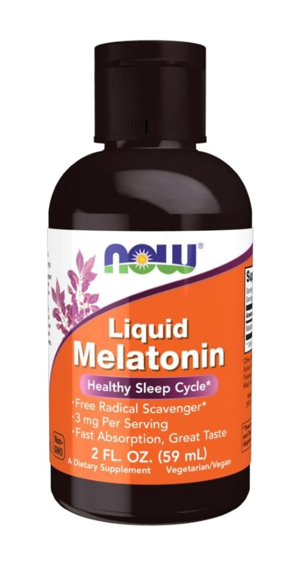 Now Liquid Melatonin - 2 FL. OZ. (59 mL)