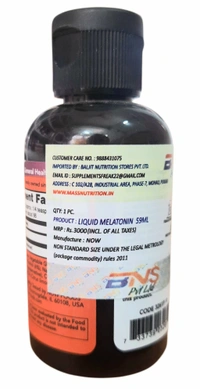 Now Liquid Melatonin - 2 FL. OZ. (59 mL)