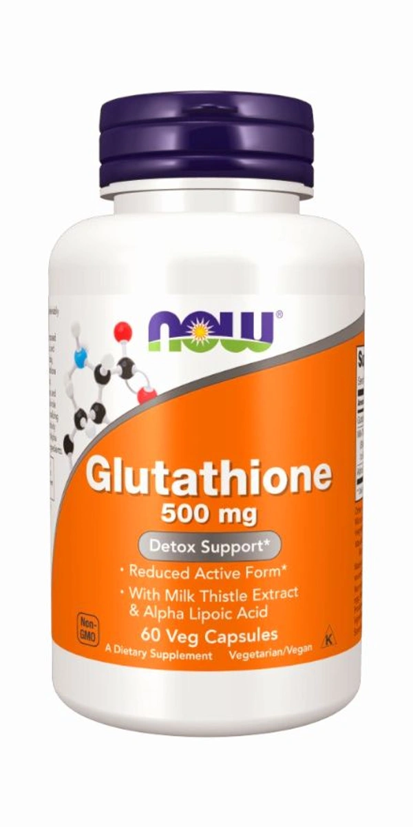 Now Glutathione 500 mg  - 60 Veg Capsules