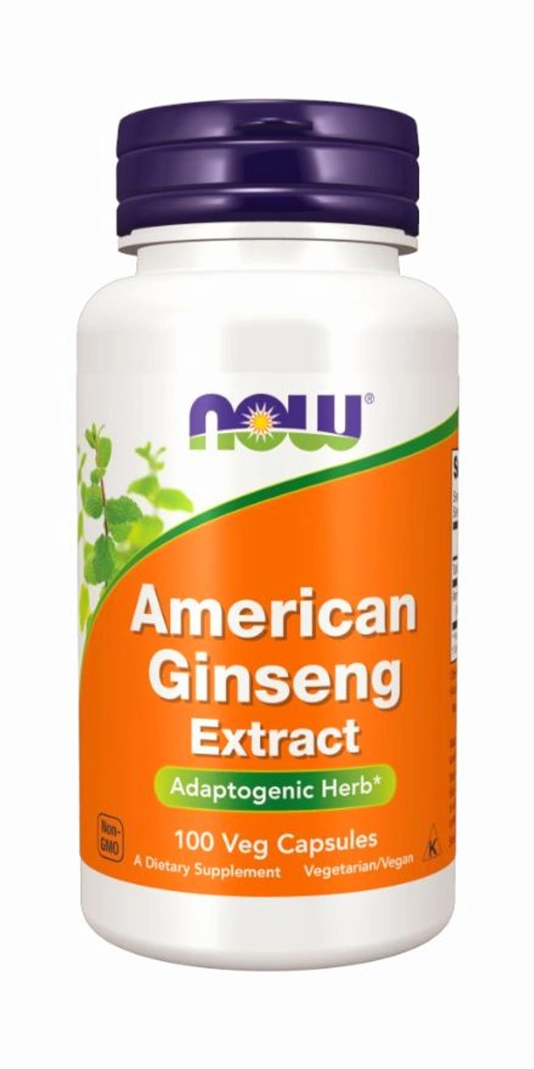 Now American Ginseng Extract  - 100 Veg Capsules