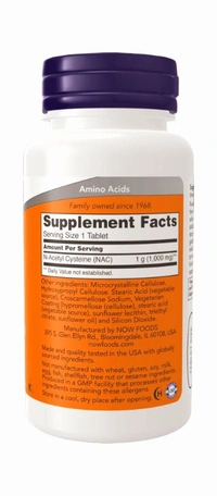 Now NAC-1000 mg  - 120 Tablets