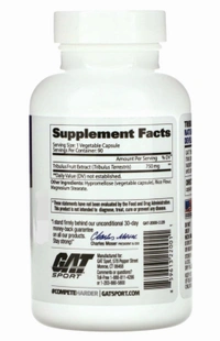 GAT
Tribulus, Men's Performance Enhancer,  - 90 Veg Capsules