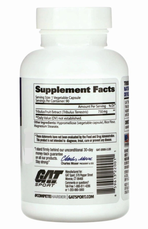 GAT
Tribulus, Men's Performance Enhancer,  - 90 Veg Capsules