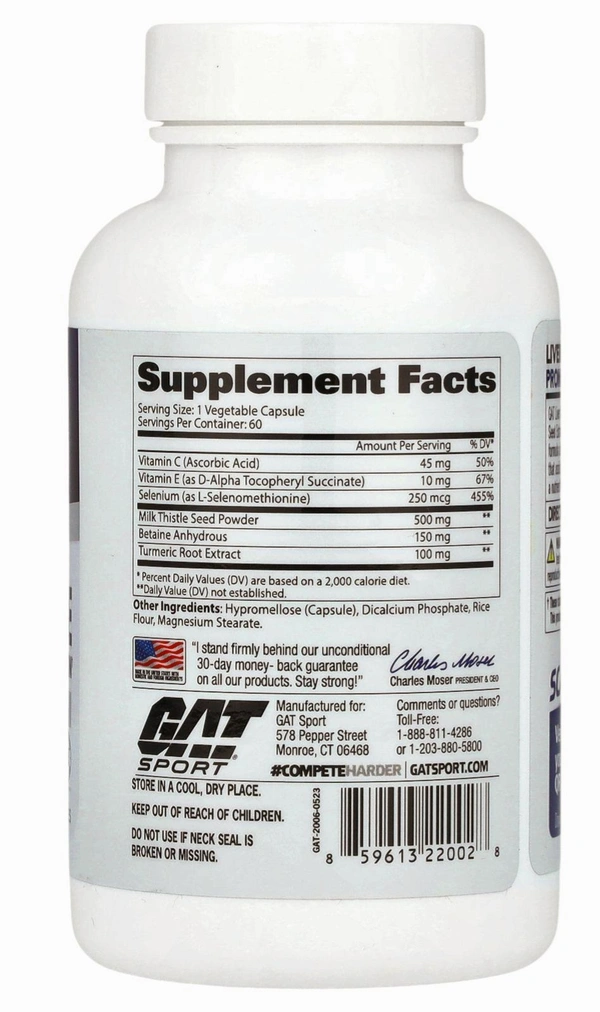 GAT
Liver Cleanse,  - 60 Veg Capsules