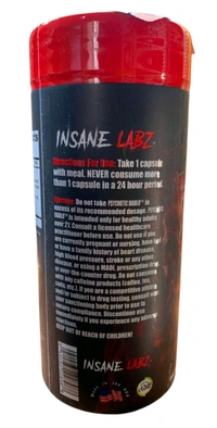 Insane Labz Psychotic Diablo - 60 Capsules