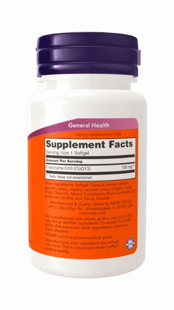 Now CoQ10 100 mg  - 150 Softgels