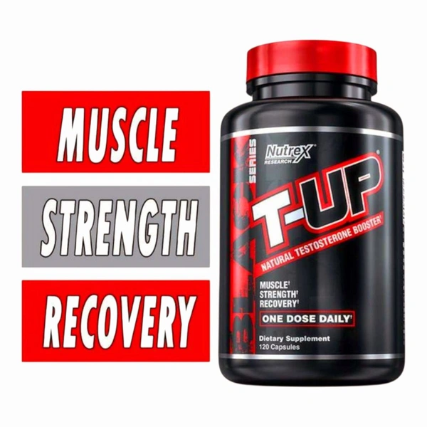 T-UP NATURAL TESTOSTERONE BOOSTER  - 120 CAPSULES