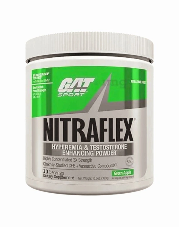 GAT Sport Nitraflex Powder Green Apple  - 300g