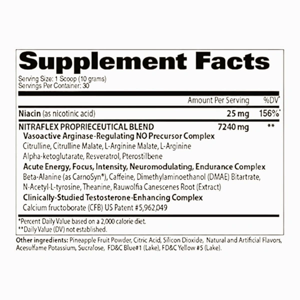 GAT Sport Nitraflex Powder Green Apple  - 300g