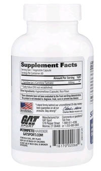 GAT Sport L-Carnitine  - 60CAPS