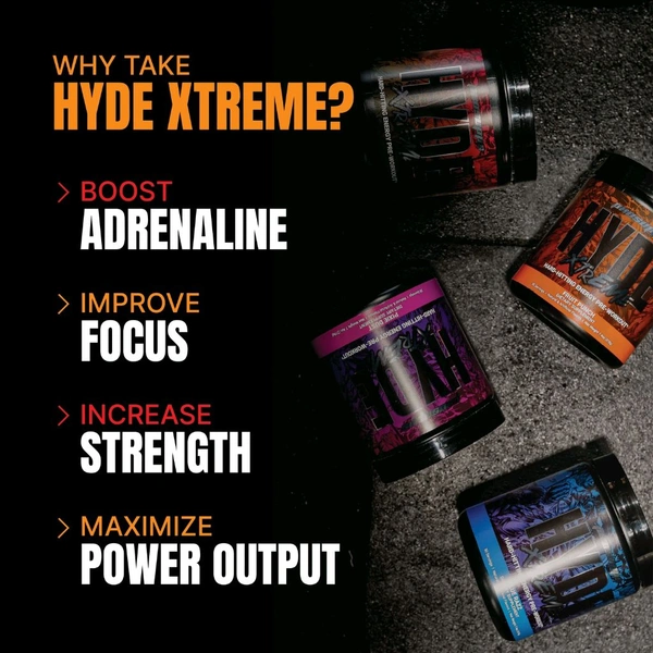 ProSupps Hyde Xtreme, Hard-Hitting Energy Pre Workout - (195 g), Fruit Punch