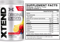 XTEND Original BCAA Powder Knockout Fruit Punch | Sugar Free - Fruit Punch, 405g