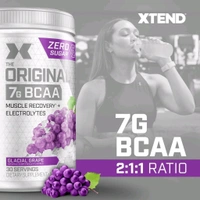 Xtend Original Bcaa Powder | Sugar Free | 7G Bcaas For Men & Women | 30 Servings - 405g, Glacial Grape