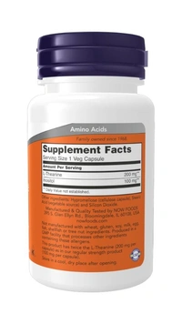 Now L-Theanine, Double Strength 200 mg  - 60 Veg Capsules