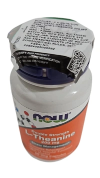 Now L-Theanine, Double Strength 200 mg  - 60 Veg Capsules