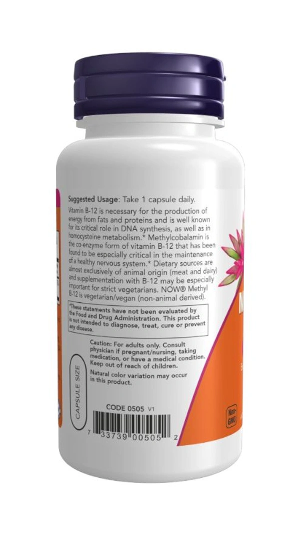 Now Methyl B-12 5000 mcg  - 90 Veg Capsules