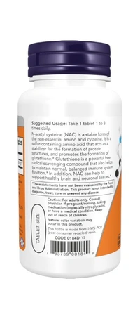 Now NAC 1000 mg  - 60 Tablets