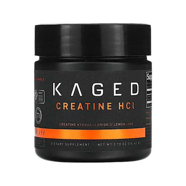 KAGED Creatine HCl - 76.42g 75 serving, Lemon Lime