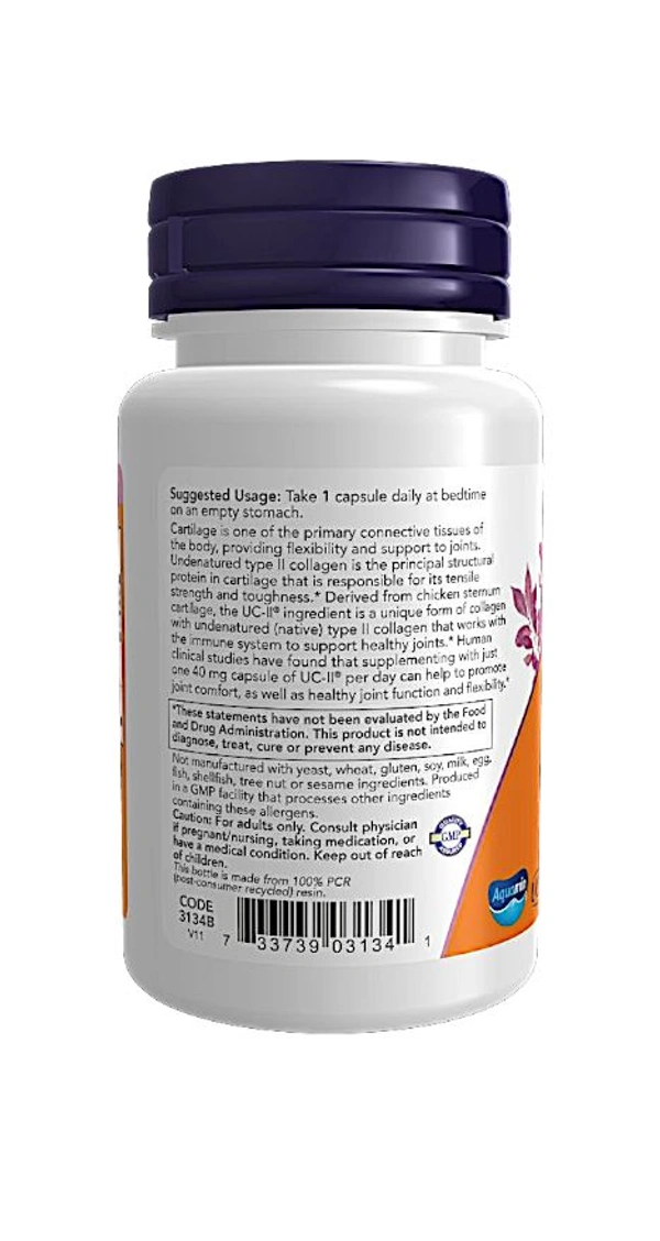 Now UC-II Type II Collagen  - 60 Capsules