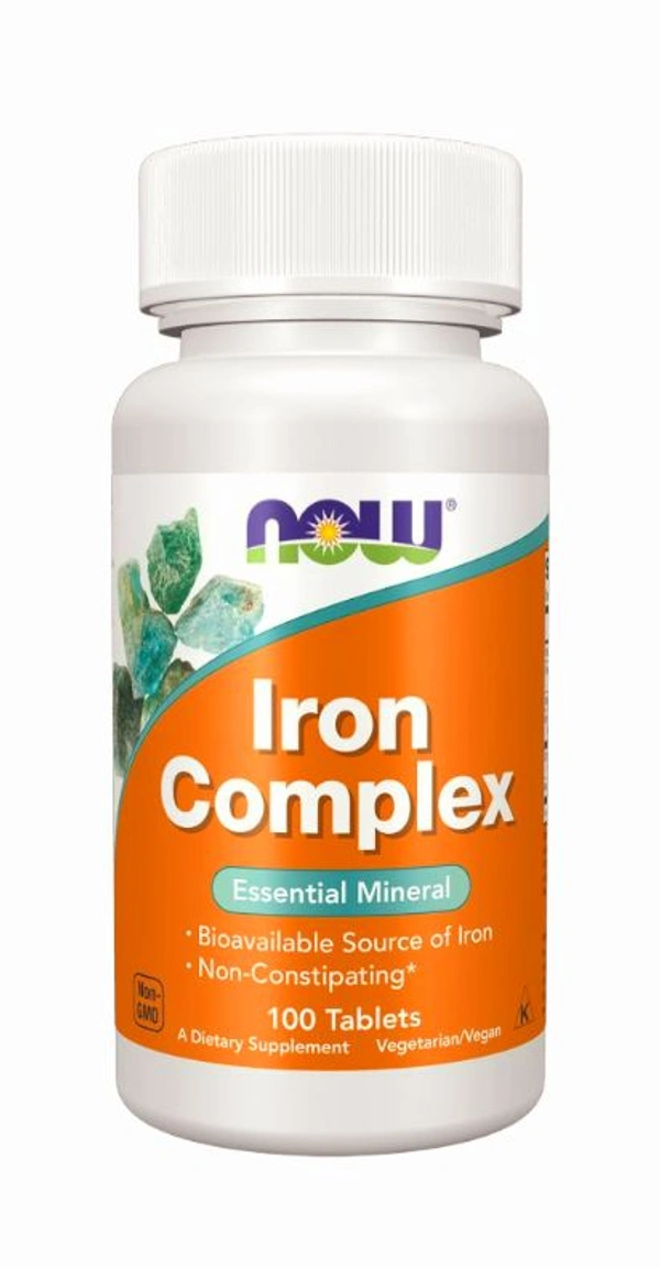 Now Iron Complex Vegetarian  - 100 Tablets