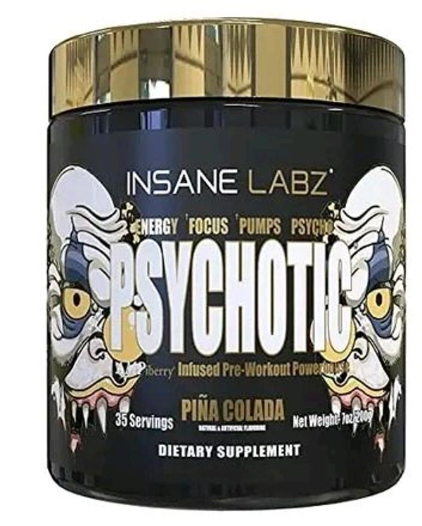 INSANE LABZ PSYCHOTIC GOLD PRE WORKOUT 35 SERVINGS - 200g