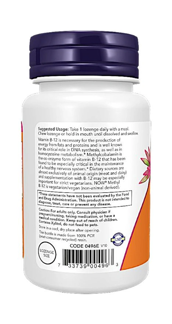 Now Methyl B-12 5,000 mcg  - 60 Lozenges