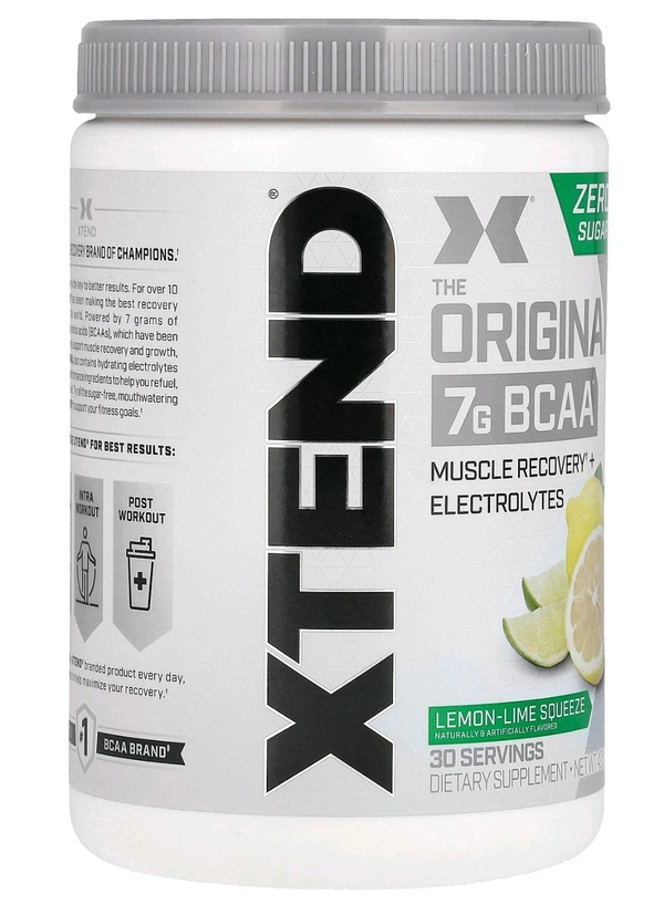 Scivation XTEND Original BCAA Powder 30 Servings   - (405 g), LEMON LIME SQUEEZE