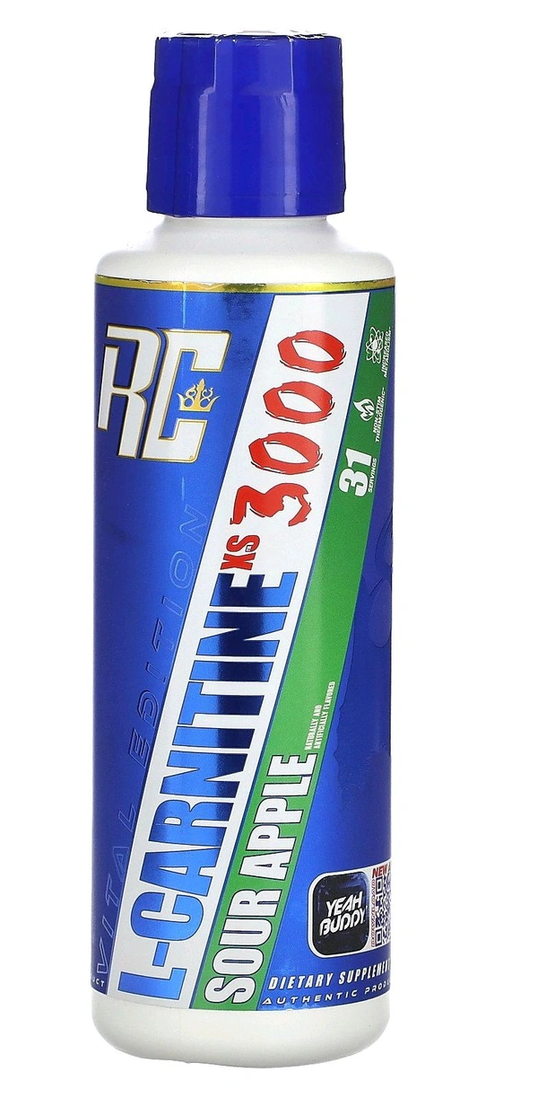 Ronnie Coleman
Vital Edition, L-Carnitine XS 3000 - 16 fl oz (473.28 ml), Sour Apple