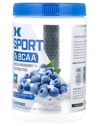 Scivation XTEND Original BCAA Powder 30 Servings - 12.2 oz (345 g), Blue Raspberry Ice