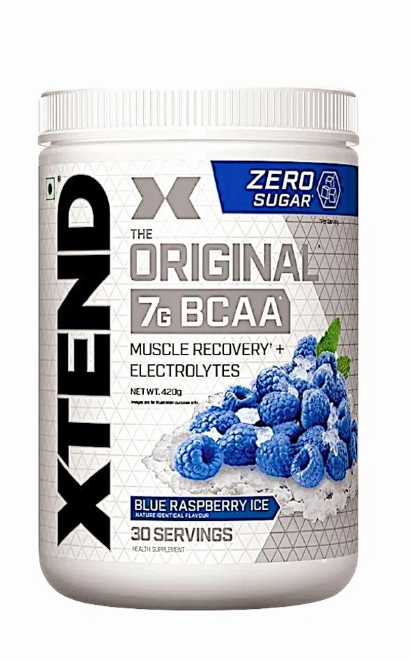 Scivation XTEND Original BCAA Powder 30 Servings   - 420g, Blue Raspberry Ice