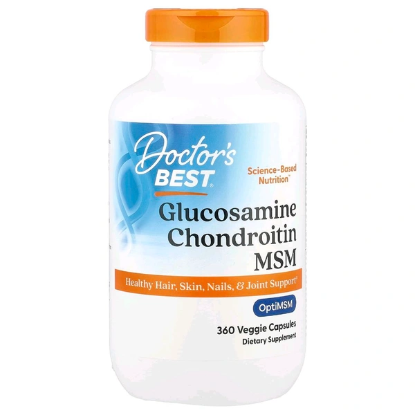 Doctor's Best, Glucosamine Chondroitin MSM,  - 360 Veggie Capsules
