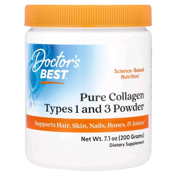Doctor's Best, Pure Collagen Types 1 and 3 Powder,  - 7.1 oz (200 g)