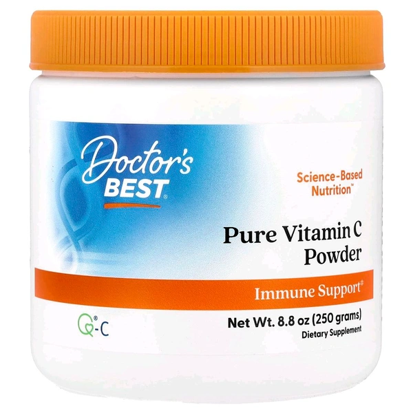 Doctor's Best, Pure Vitamin C Powder with Q-C, - 8.8 oz (250 g)