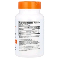 Doctor's Best, Betaine HCl Pepsin & Gentian Bitters,  - 120 Capsules