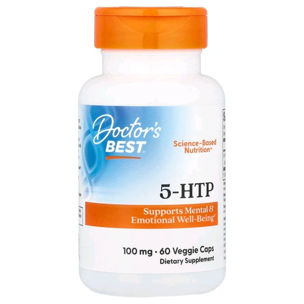 Doctor's Best, 5-HTP, 100 mg,  - 60 Veggie Caps